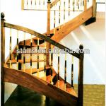 modular Elegant Solid Wooden Stairs(Staircase) LH-WS013