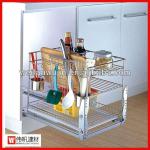 Multi-function Three Layer Stainless steel Kitchen Drawer Basket WF-N1598 WF-N1598