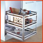 Multifunctional Kitchen 400Cabinet Pull Out Basket WF-N1081 WF-N1081