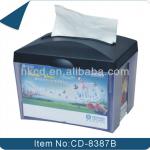 Napkin tissue dispenser with billboard clamp CD-8387B CD-8387B