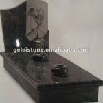 Natural Chinese Red Granite Grave Monuments GL