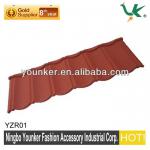 Natural Colorful stone coated metal roofing materials,Roofing YZR01