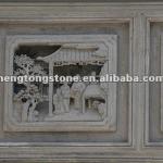 Natural Marble Wall Relief With Figure And tree Design HT-J-MF03