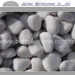 Natural snow white pebble for decoration Natural snow white pebble for decoration