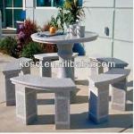 natural stone granite table and chairs Chair