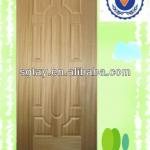 natural Teak veneer moulded door Skin natural teak