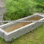 Natural troughs planters