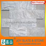 natural white wood grain quartz mushroom stone for wall cladding JS177