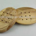 NEW acacia natural wood soap dish KT036