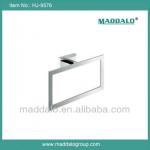 New Arrival Made in china bathroom quality brass square towel ring for hotel HJ-9576