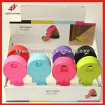 New Design 12Pcs 8.9*17.6CM Different Color Key Shape PDQ Packing Silicone Door Stopper 2010490