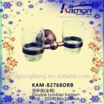 New Design Fashional Brass Crystal Tumbler Holder bathroom accessory KAM-82768ORB bathroom accessory