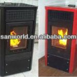 New Design Portable pellet stove with oven,indoor fireplace heater SAN68A