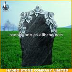 New Design Rose Carving Headstone For Sales New Design Rose Carving Headstone For Sales