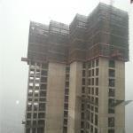 New Technology High rise building cantilever self climbing scaffolding TS-01