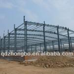 Nice appearance prefabricated steel structure warehouse / factory ZB-WS