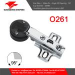 O261 Frameless Display one way cabinet glass hinges O261 Cabinet glass hinge