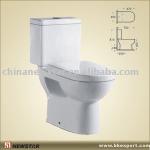 offer washdown two piece closet/toilet, bidet,toilet bowl NHQ-065A