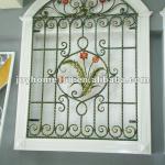 Ornamental simple iron window grill design--New arrival JHW-199