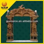 outdoor artificial marble fireplace surround GS-C2520