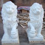 Outdoor decorative marble lion statue TTS-S0011