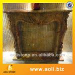 outdoor gas firepit red color marble decorative fireplace aoli marble decorative fireplace 142