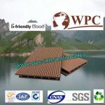 Outdoor hollow 15 mm thick, 150 mm wide belt hole single have ridge environmental wood and plastic wall (PL150X015C) PL150X015C