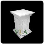 Outdoor pedestal planters door plant pedestal VP-041 VP-041