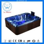 outdoor Swimming spa,spa bath, 6 person outdoor round spa,acrylic indoor massage spa LWS-8002