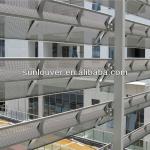 perforated acoustic window louver DX-AW375