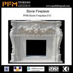 PFM caved natural marble indoor fireplace PFM-006