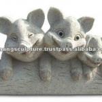 Pig family stone statue DSF-T103 DSF-T103