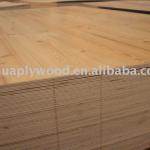 Pine grain paper overlay plywood with grooves in 5.2mm-Manufacturer JHL7437