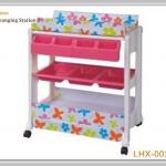 plastic baby changing table with bath LHX-003