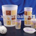 plastic bathroom accessories set HX715