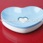 Plastic Heart Shaped Soap Dish FZHE-0186D