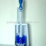 Plastic toilet brush&amp;holder set