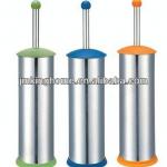 plastic toilet brush with stainless steel holder KH02046-C