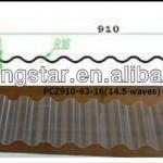 Polycarbonate corrugated sheet/wave sheet LSPPHS-71