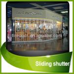 Polycarbonate transparent roller shutter door GJM-304-AS