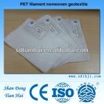 Polyester PET filament nonwoven geotextile weight:100-800g/m2