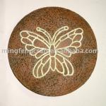 Polyresin Butterfly Stepping Stone For Garden Decoration mf