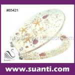 Polyresin toilet seat and cover 65421