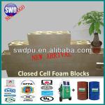 polyurethane closed cell foam blocks 106