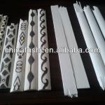 Poplar Flat wood mouldings used for Decoration wood moldings