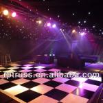 portable black &amp; white dance floor for wedding party from China factory RP-DF4x4FT