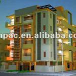 Prefab luxuar apartment(real estate, residence,building) AMPAC-A157