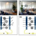 Privacy glass for bath screen GM-0093