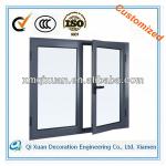 Professional Manufacturer ISO Certified Double Glazed Aluminum Window QX-55