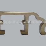 Profile brass door and window extrusion make into different shapes and lengths YH-184